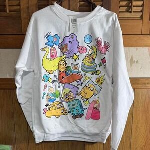 Adventure‎ Time crewneck sweatshirt Size Medium NWT